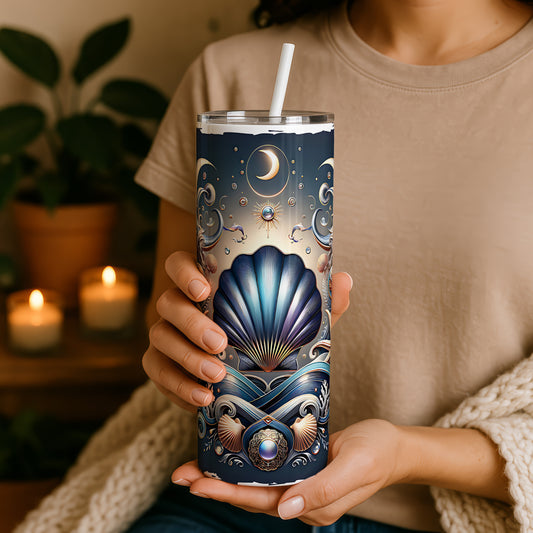 Yemayá 20oz Tumbler, Yoruba Lukumi Goddess Art Tumbler, Spiritual Gift, Sacred Spirituality Gift, Santeria Art Tumbler, Orisha 20oz Tumbler
